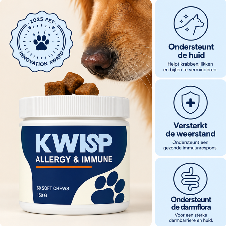 Voor honden die blijven krabben, likken of bijten