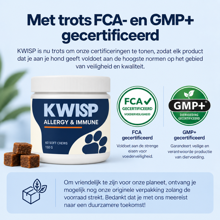 Voor honden die blijven krabben, likken of bijten